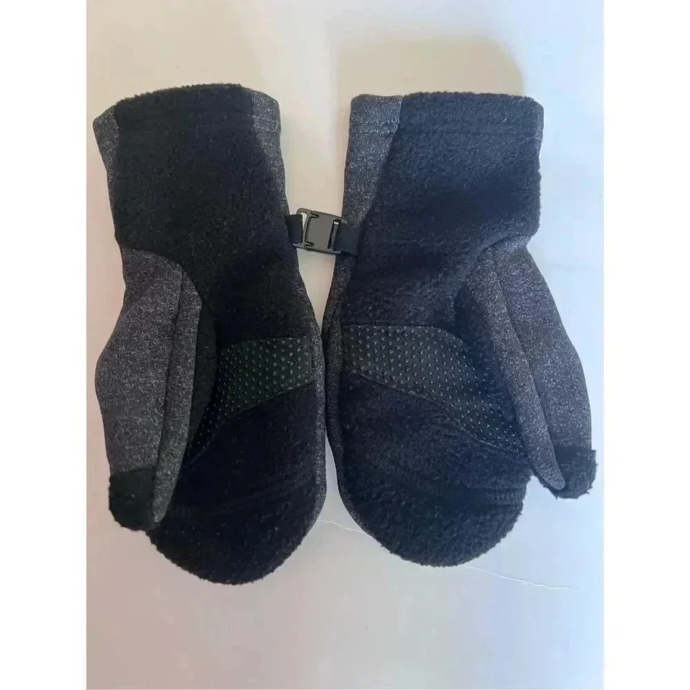 Head Kids Children's Mittens Touchscreen Running Gloves XS Sizes 2-4 Gray Black‎